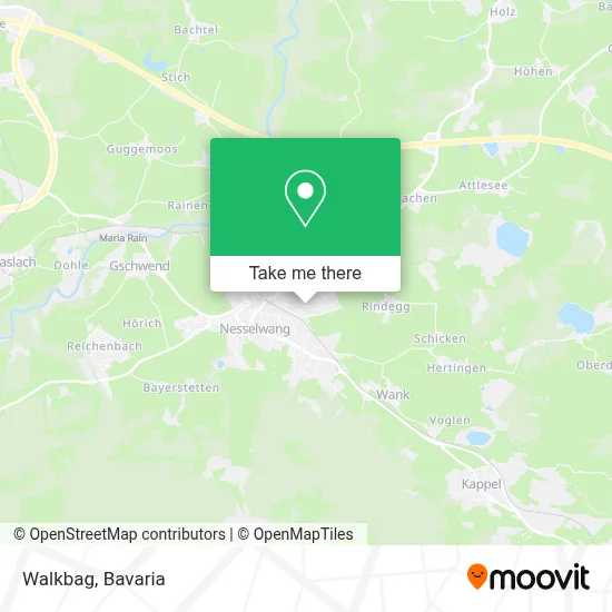 Walkbag map