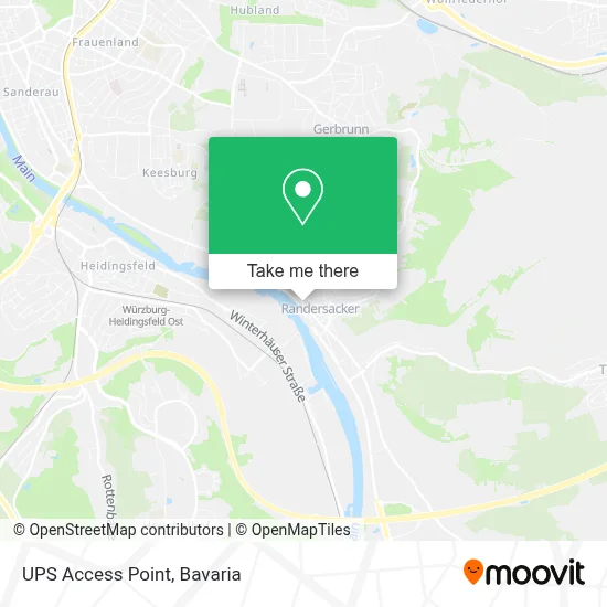 Ups Access Point map