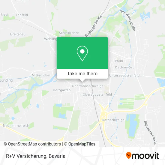 R+V Versicherung map