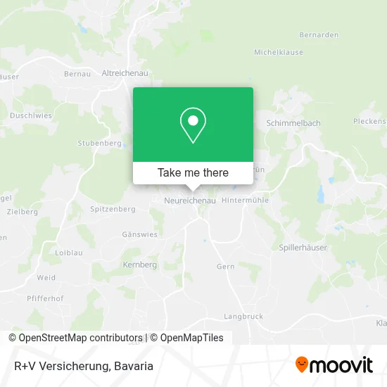 R+V Versicherung map