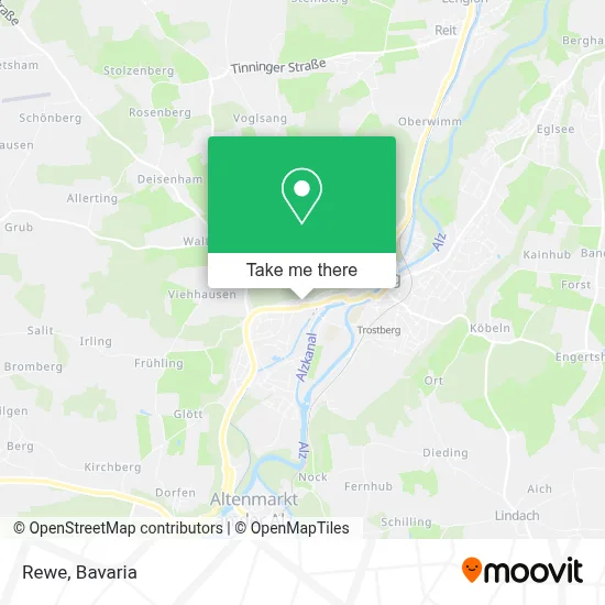 Rewe map