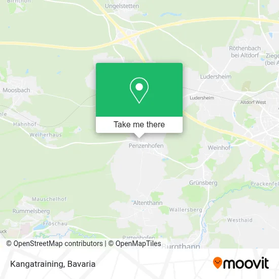 Kangatraining map