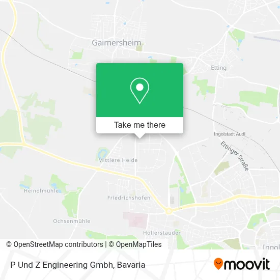 P Und Z Engineering Gmbh map