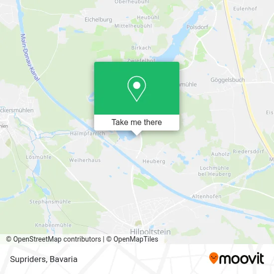 Supriders map