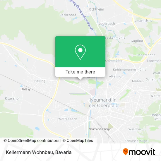 Kellermann Wohnbau map