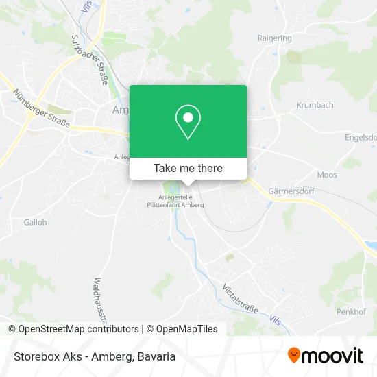 Storebox Aks - Amberg map