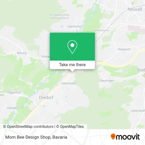 Mom Bee Design Shop map