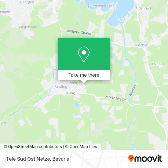 Tele Sud-Ost Netze map