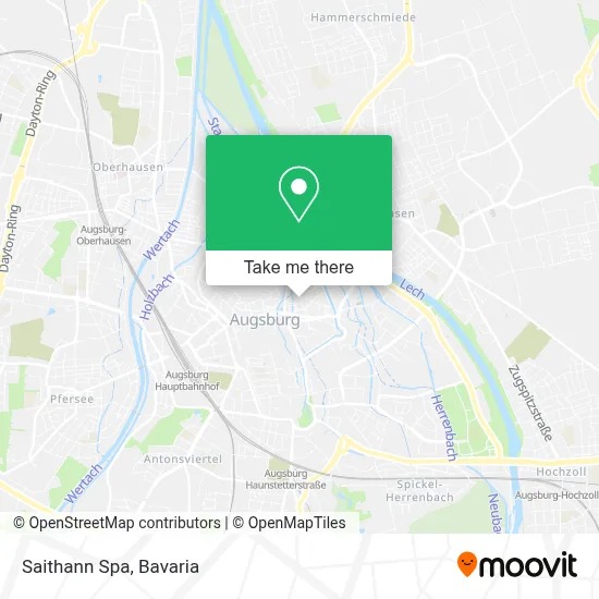 Saithann Spa map