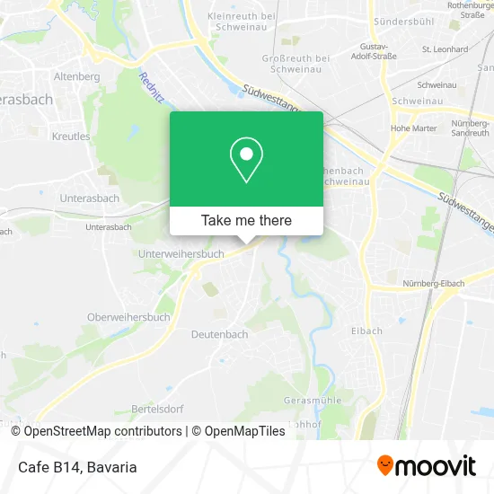 Cafe B14 map