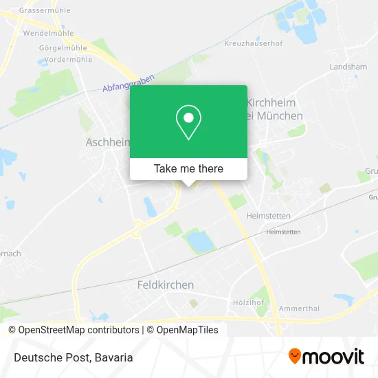 Deutsche Post map