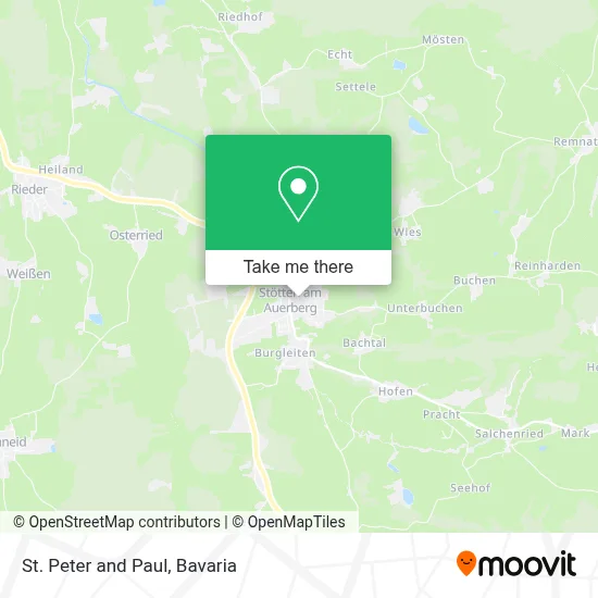 St. Peter Und Paul map