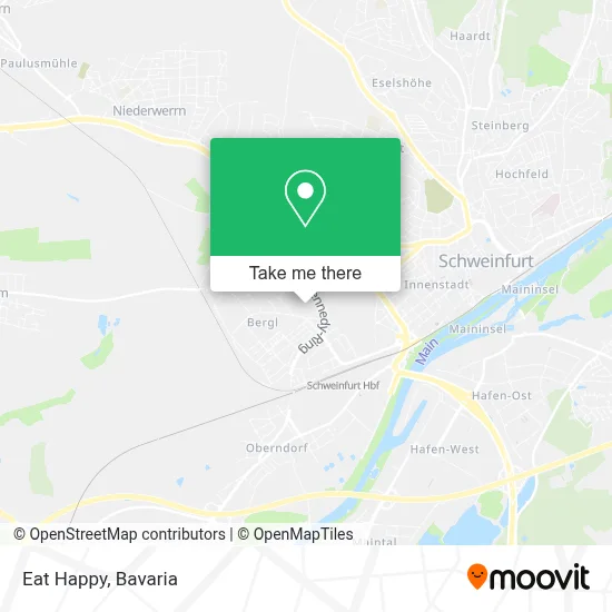 Eat Happy map