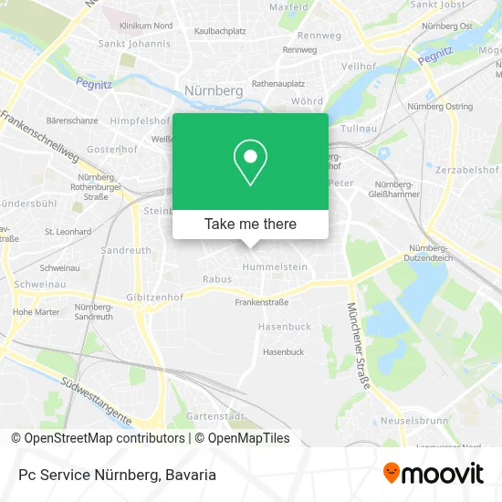 Pc Service Nürnberg map