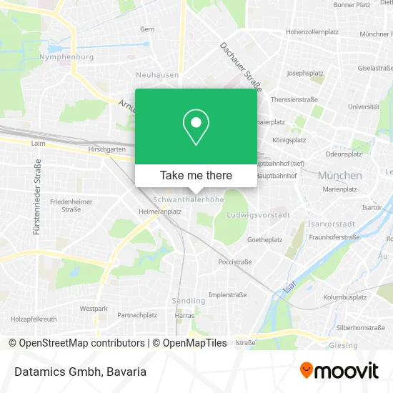 Datamics Gmbh map