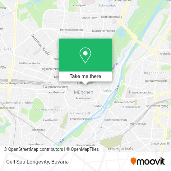 Cell Spa Longevity map