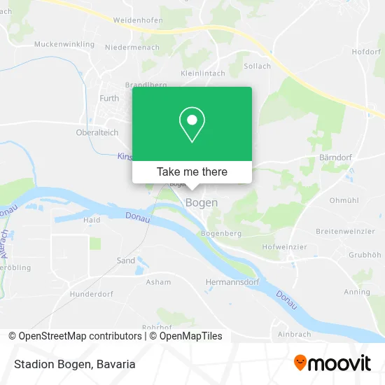 Stadion Bogen map