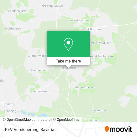 R+V Versicherung map
