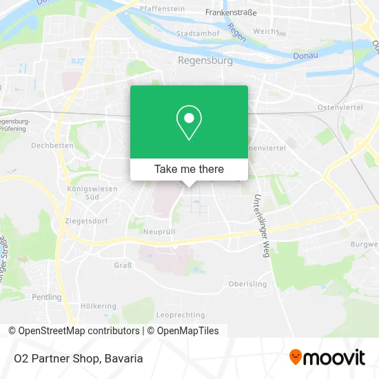 O2 Partner Shop map