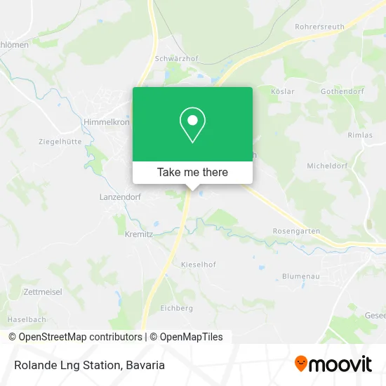 Rolande Lng Station map