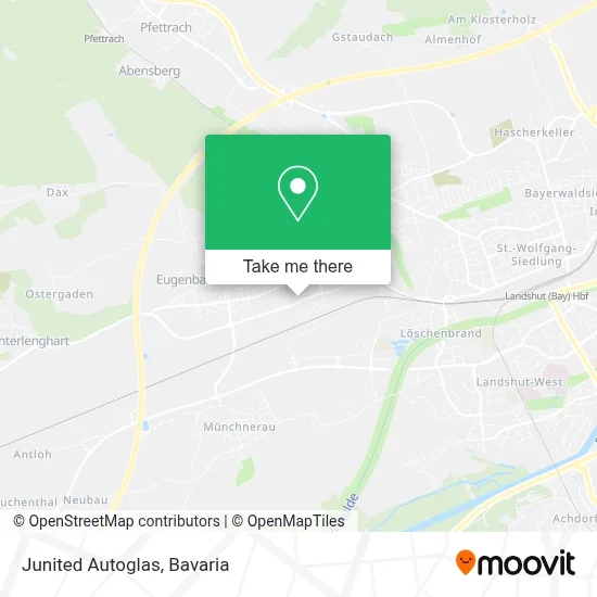 Junited Autoglas map