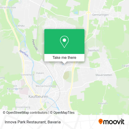 Innova Park Restaurant map