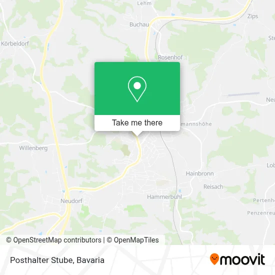 Posthalter Stube map