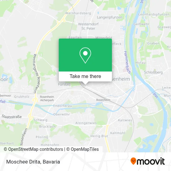 Moschee Drita map