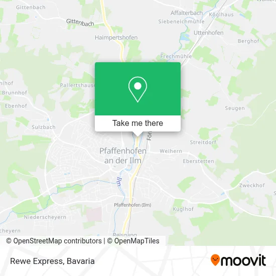 Rewe Express map