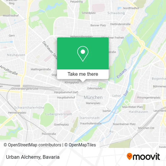 Urban Alchemy map