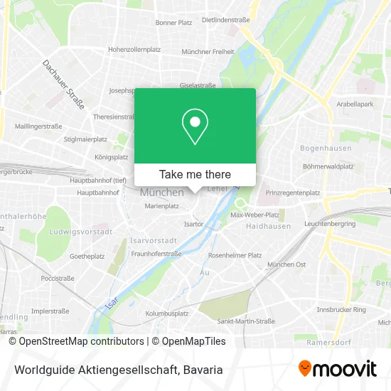 Worldguide Aktiengesellschaft map