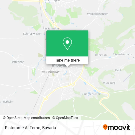 Ristorante Al Forno map