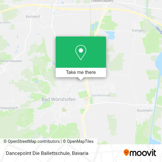 Dancepoint Die Ballettschule map