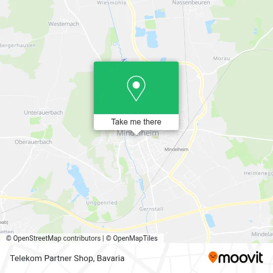 Telekom Partner Shop map