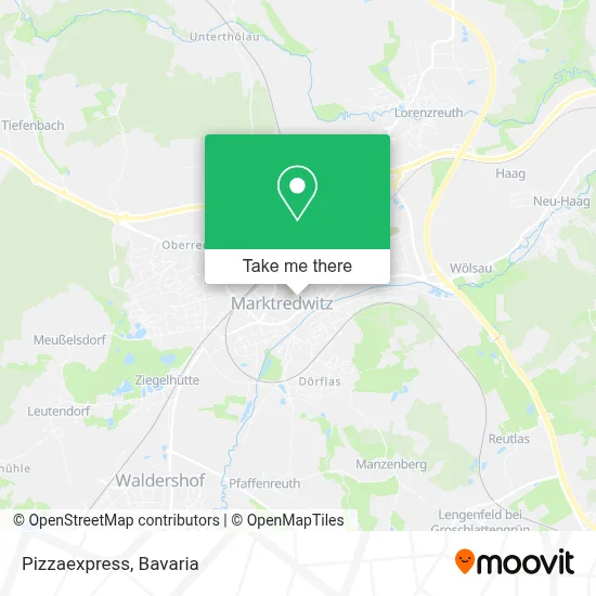 Pizzaexpress map