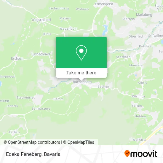 Edeka Feneberg map