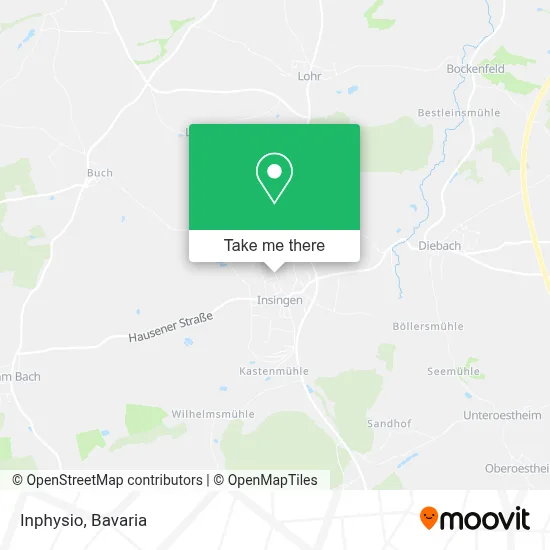 Inphysio map