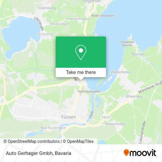 Auto Gerhager Gmbh map