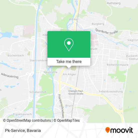 Pk-Service map