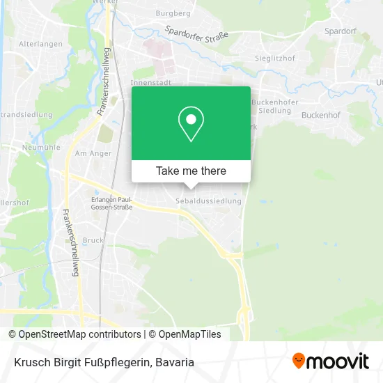 Krusch Birgit Fußpflegerin map