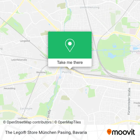The Lego® Store München Pasing map