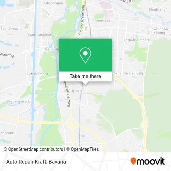 Auto Repair Kraft map