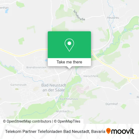 Telekom Partner Telefonladen Bad Neustadt map
