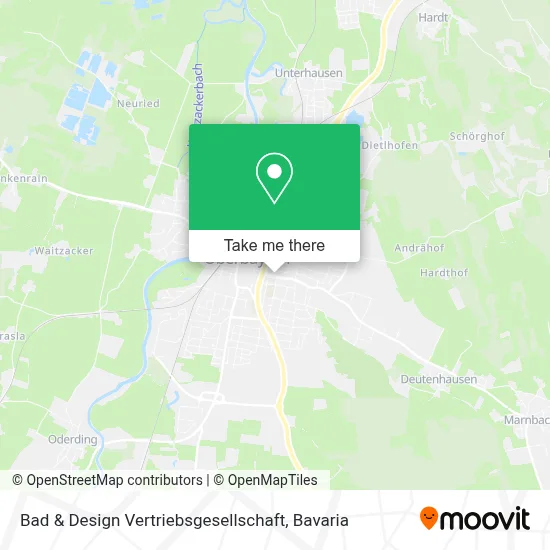 Bad & Design Vertriebsgesellschaft map