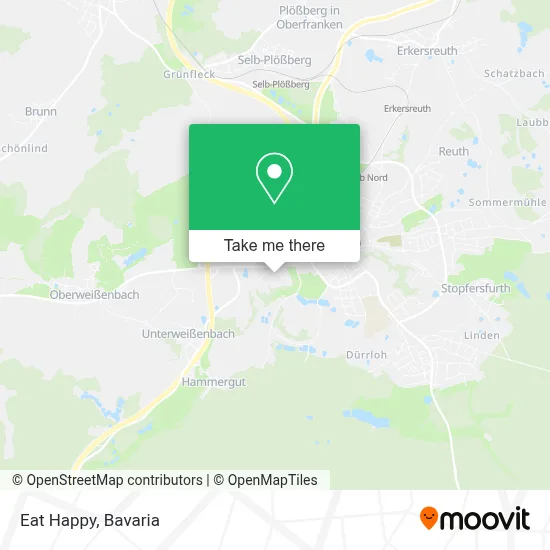 Eat Happy map