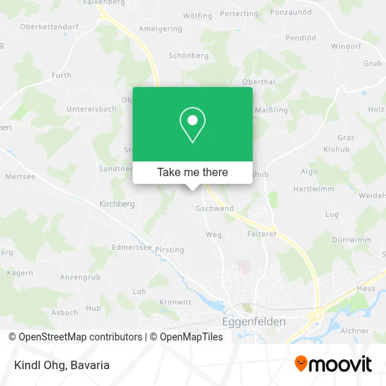 Kindl Ohg map