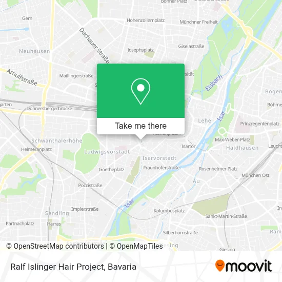 Ralf Islinger Hair Project map