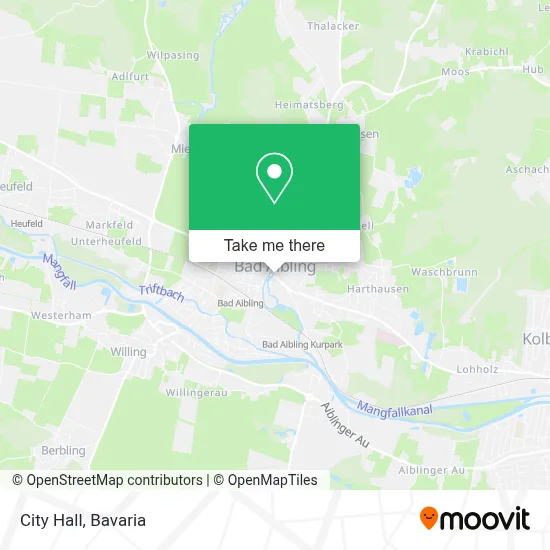 Rathaus map