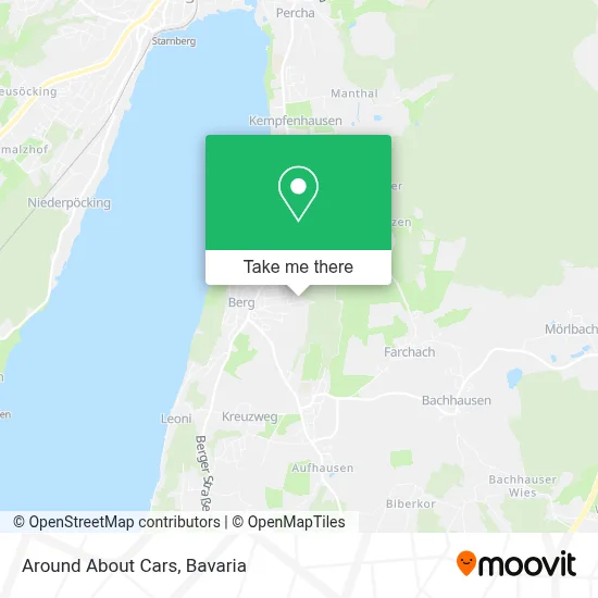 Around About Cars map