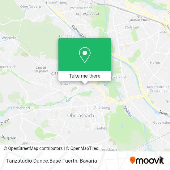 Tanzstudio Dance.Base Fuerth map